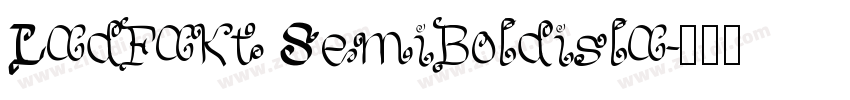 LadFakt SemiBoldisla字体转换